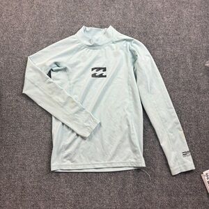 BILLABONG Kids Light Blue Long Sleeved Rash Guard Swim Shirt size: XL -7 UPF 50+